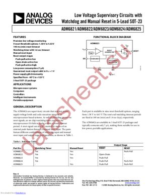 ADM6823TYRJZ-RL72 datasheet  