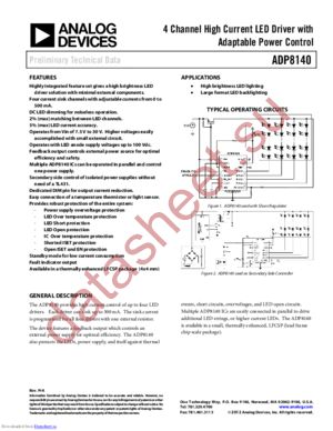 ADP8140 datasheet  