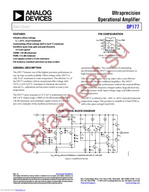 OP177FSZ-REEL7 datasheet  