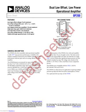 OP200GZ datasheet  