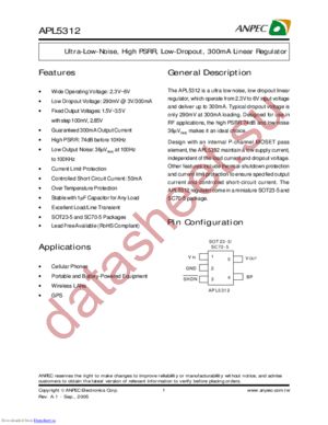 APL5312-17S5I-TRL datasheet  