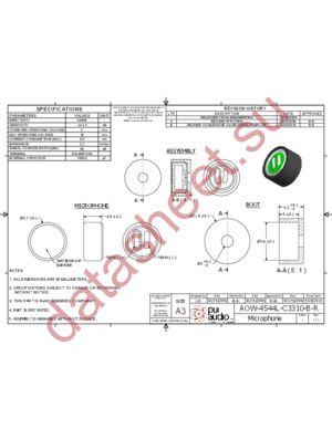 AOW-4544L-C3310-B-R datasheet  