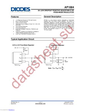 AP1084TL-U datasheet  