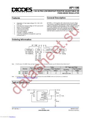 AP1186T550L-U datasheet  