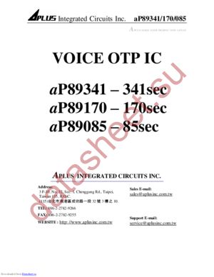 AP89341 datasheet  