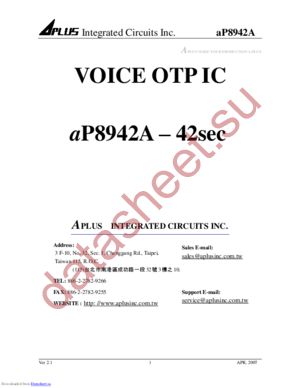 AP8942A datasheet  