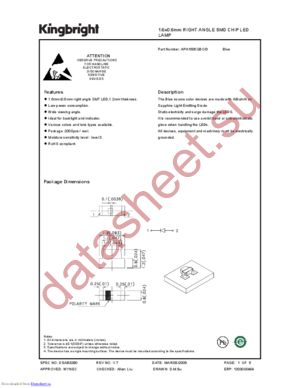 APA1606QBC-D datasheet  
