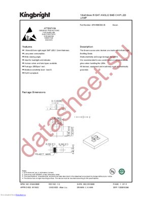 APA1606ZGC-E datasheet  
