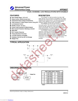 APE8837CY-HF datasheet  