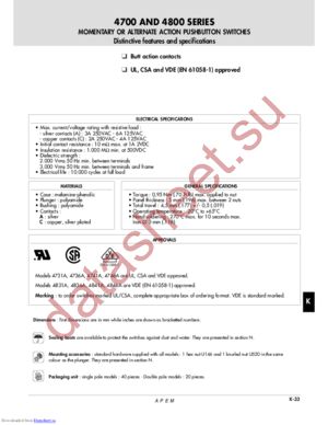 4731A02UU datasheet  