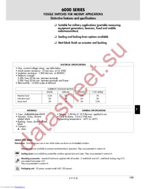 6663-03 datasheet  