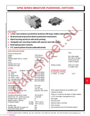 DPS8111AK2 datasheet  