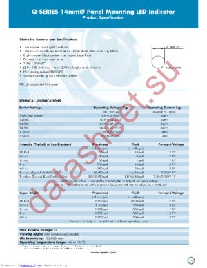 Q14P1BXXG110E datasheet  