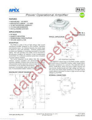 PA96CE datasheet  