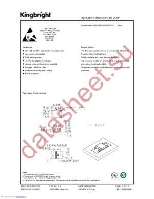 APHCM2012QBC-D-F01 datasheet  