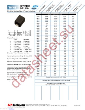 SP1210R-394G datasheet  