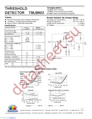 TMJ9903 datasheet  