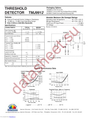 TMJ9912 datasheet  