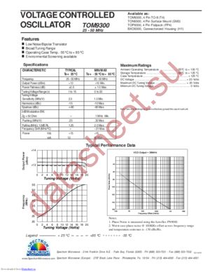 TOM9300 datasheet  