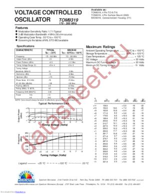 TOM9319 datasheet  