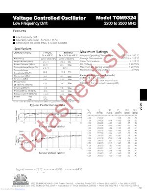 TOM9324 datasheet  