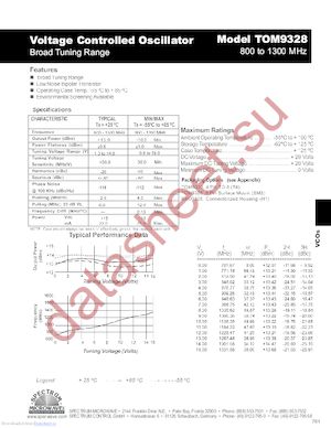 TOM9328 datasheet  