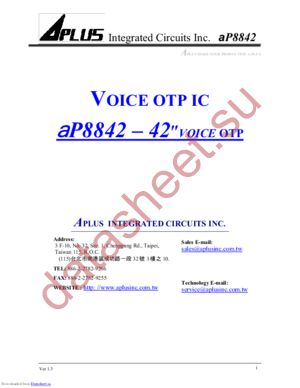 AP8842 datasheet  