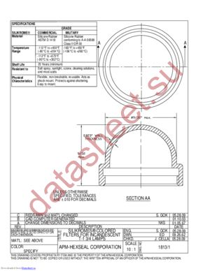 1813 1 APM HEXSEAL pdf datasheet 1813