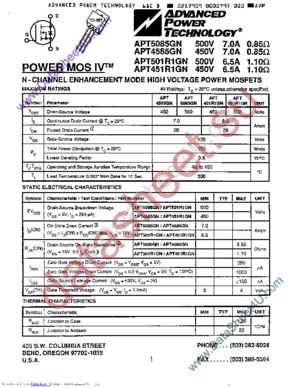 APT451R1GN datasheet  