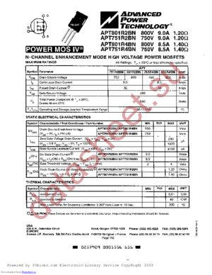 APT751R2BN datasheet  