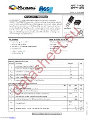 APT80F60J_11 datasheet  