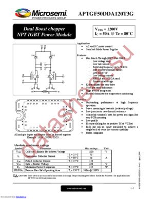 APTGF50VDA120T3G datasheet  