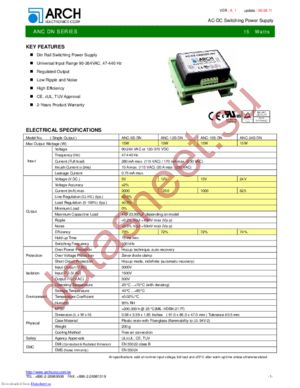 ANC-5S15D-DN datasheet  