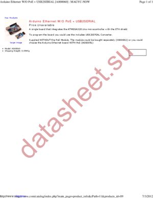 A000060 datasheet  