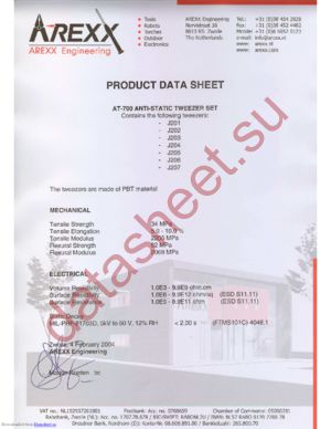 AT-700 datasheet  