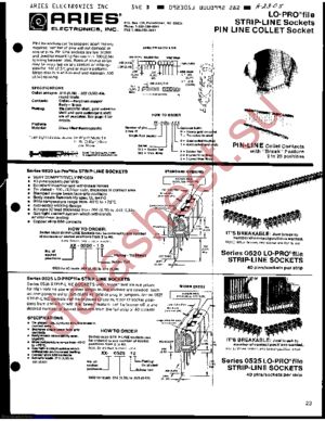 02-0520-10 datasheet  