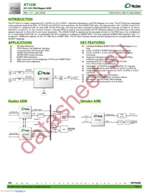 AT1230 datasheet  