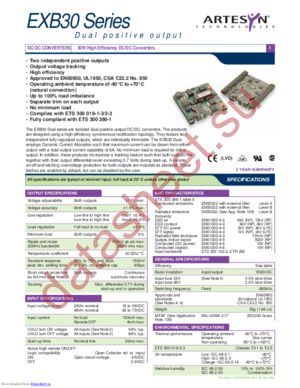 EXB30-48D3V3-2V5 datasheet  