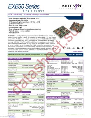 EXB30-48S2V0 datasheet  