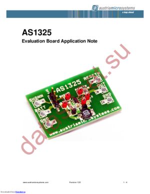 AS1325-50 EB datasheet  