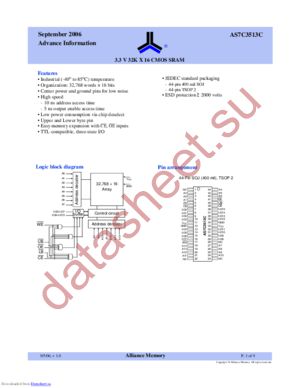 AS7C3513C datasheet  