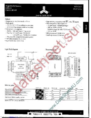 AS7C512 datasheet  