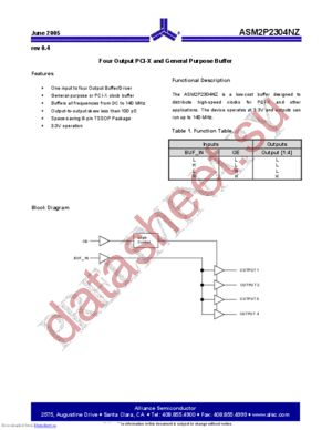 ASM2I2304NZF-08-TT datasheet  
