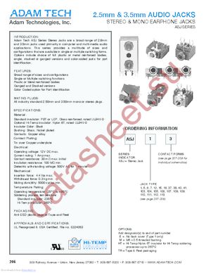 asp-3.5-m datasheet  