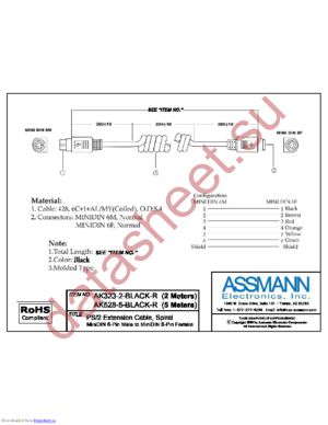 AK323-2-BLACK-R datasheet  