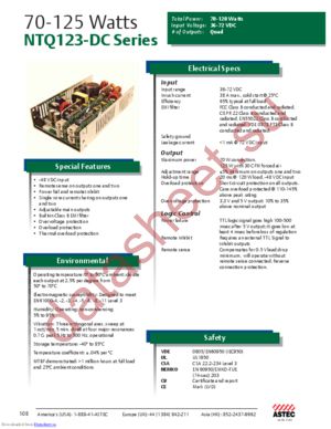 NTQ123-DC datasheet  