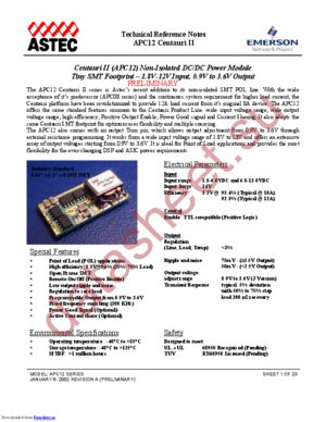 APC12 datasheet  