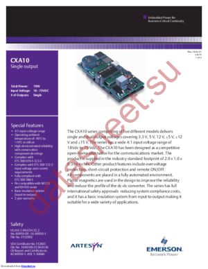 CXA10-48S3V3-SJ datasheet  