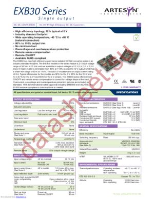 EXB30-48S2V5 datasheet  