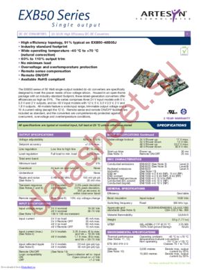 EXB50-48S05J datasheet  